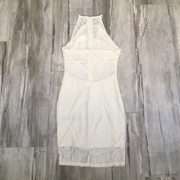 Guess Zayv sleeveless high neck lace dress small - Picture 5 of 11